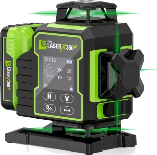 Elma Batteri X360-M Rotasjonslaser Med Og Tilbehør