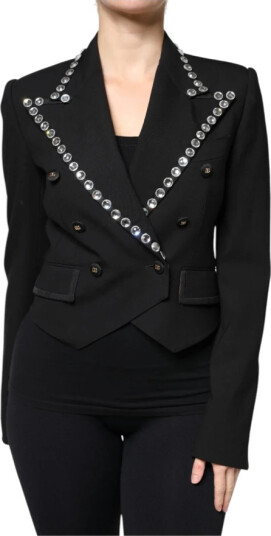 Dolce & Gabbana Dame Jakker Svart S, Dolce & Gabbana Dame Jakker Svart S,
