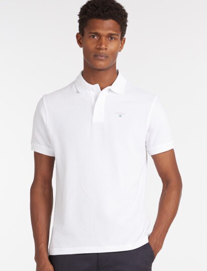 Barbour Barbour Og Sports Polo White XXXL Barbour Barbour Og Sports Polo White XXXL
