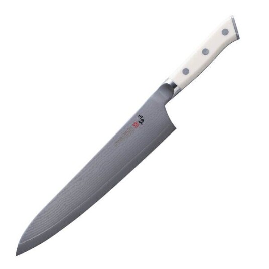 Zanmai   Classic Damaskus Gyuto kniv 24 cm hvit