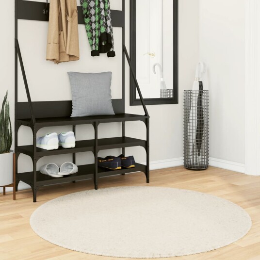 Teppe OVIEDO kort luv beige Ø 120 cm 8721012231023