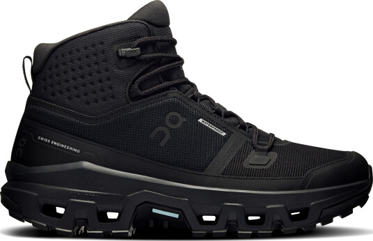 On Women"s Cloudrock Mid Waterproof Black/Black 36.5