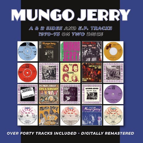 Mungo Jerry  A & B Sides And EP Tracks 197075  CD