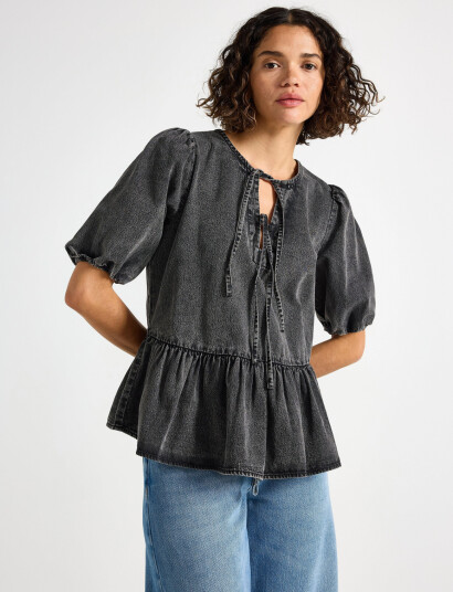 Lindex Blouse Henrietta - Grey - XS Lindex Blouse Henrietta - Grey - XS