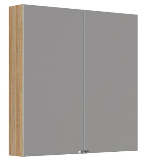 Dansani Inzo Style Speilskap 2 Dører Varm eik / 80cm Dansani Inzo Style Speilskap 2 Dører Varm eik / 80cm