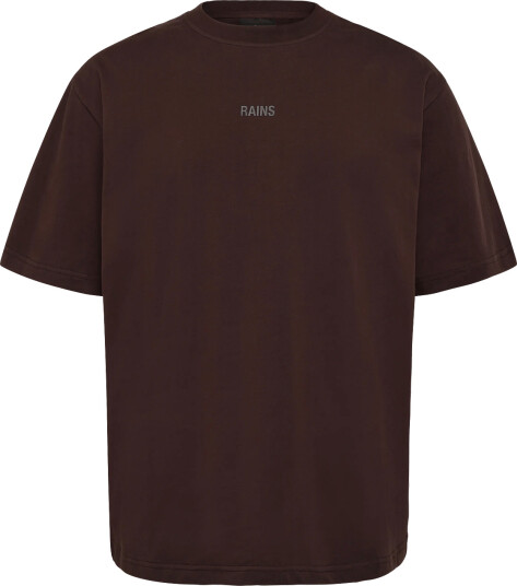 Rains Classic T Shirt Rains Brown S Rains Classic T Shirt Rains Brown S