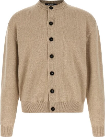 Jacquemus Herre Strikkevarer Beige L, Jacquemus Herre Strikkevarer Beige L,