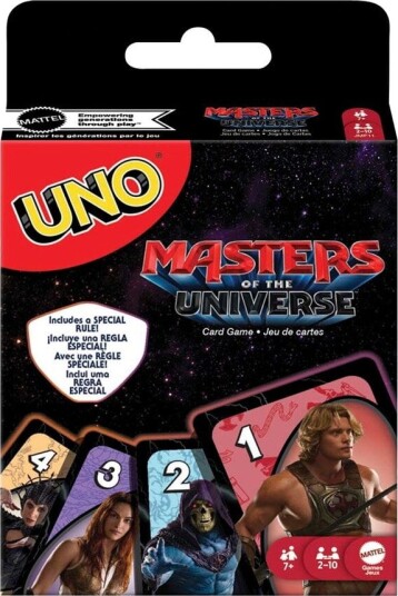 Mattel UNO Masters of the Universe Barnespill med Sword of Power-regel Mattel UNO Masters of the Universe Barnespill med Sword of Power-regel