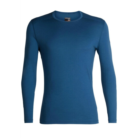 Icebreaker  Mens 200 Oasis LS Crewe Dame 402 PRUSSIAN BLUE L
