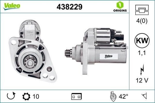 VALEO 438229 Starter VALEO 438229 Starter