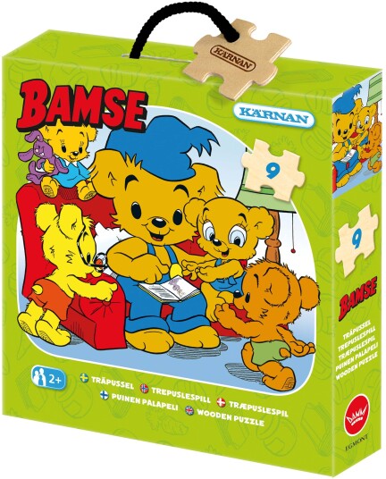 Bamse Puslespill Lesing 9 Brikker