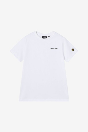 Lyle & Scott T skjorte Script Embroidered T shirt Hvit Lyle & Scott T skjorte Script Embroidered T shirt Hvit