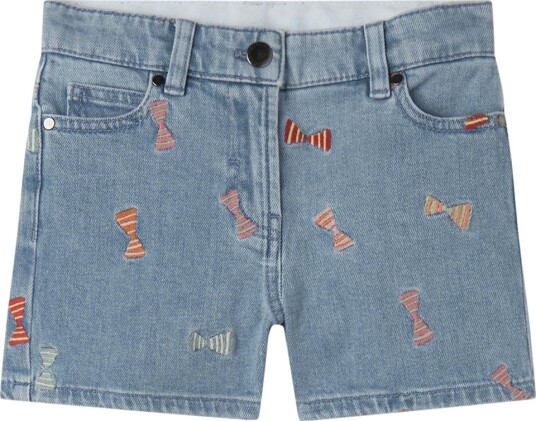 Stella McCartney Kids Denimshorts   Celeste m. Buer   Stella McCartney Kids   12 år 152   Shorts   Blå