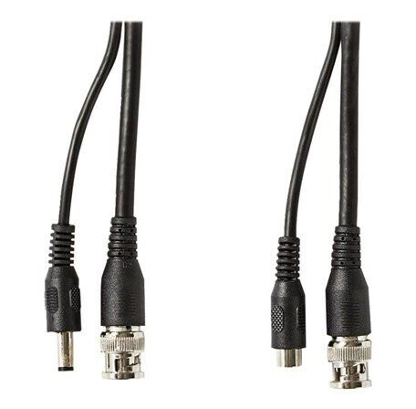 Nedis 20m BNC Strømkabel CCTV RG-59 PVC Sort