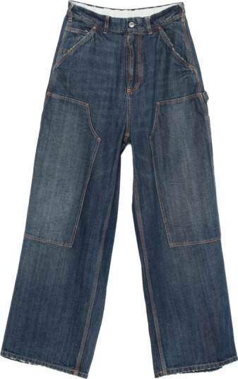 Maison Margiela Dame Jeans Blå XS,