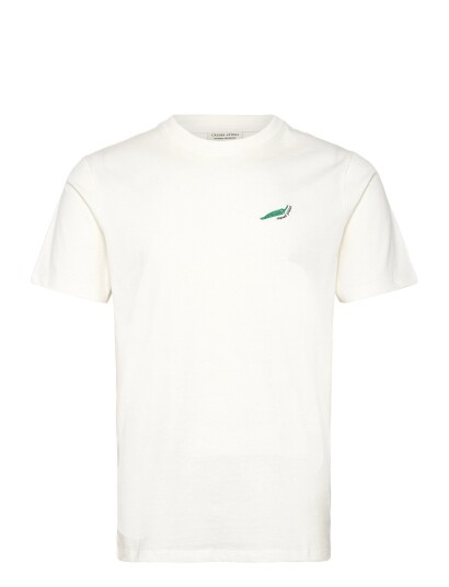 Casual Friday Cflinder 0255 Tee With Emb. CreaM Casual Friday Cflinder 0255 Tee With Emb. CreaM