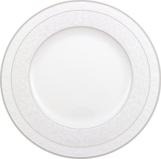 Villeroy & Boch Gray Pearl Middagstallerken 27 cm Hvit Porselen