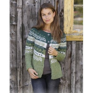 �Bardu Jacket�by DROPS Design Jakke Strikkeoppskrift str. S XXXL Small
