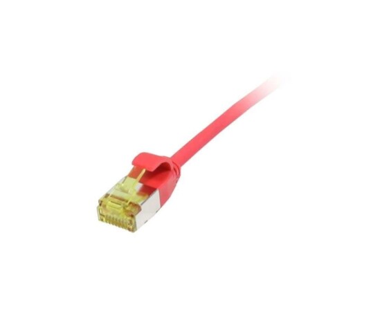 Patchkabel Rj45 Cat6a 500Mhz 3M Rød Uftp Slimline Rund D38mm Tpelszhsuperflex Awg32 Med Cat7 Råkabel Synergy 21 S217346V3