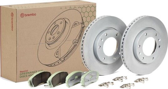 Bremseskiver og -klosser BREMBO KT 10 019