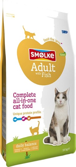 Smolke Tørrfôr Adult Smølke & Ris Fisk 10 kg