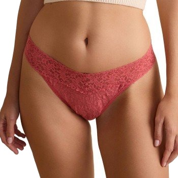 Hanky Panky Truser 2P Original Rise Thong Flamingo nylon One Size Dame