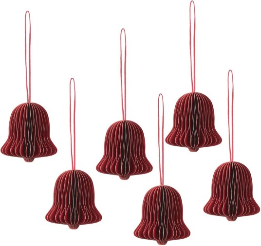 Broste Copenhagen Chime bjelle juleanheng Pompeian red Broste Copenhagen Chime bjelle juleanheng Pompeian red