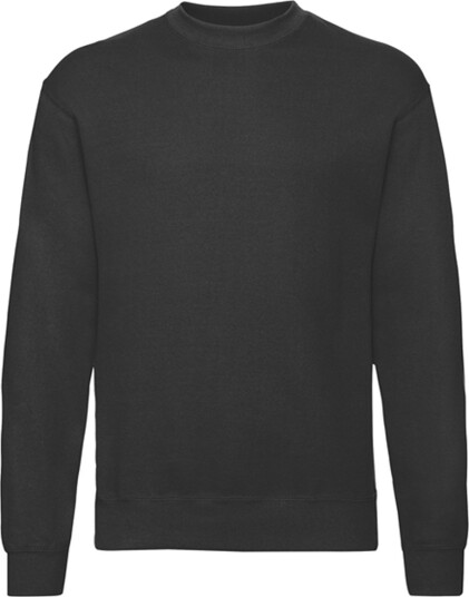 Fruit Of The Loom Classic Sweatshirt Unisex Svart 2XL