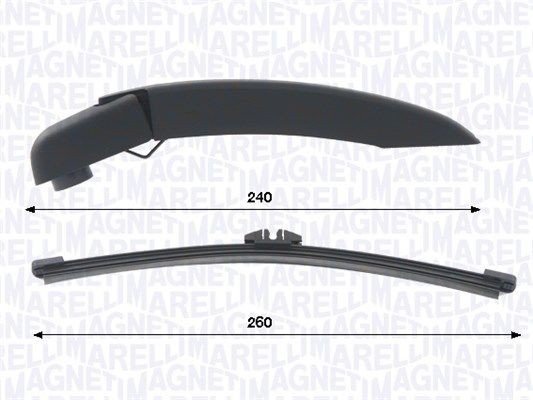 Viskerarmsett vindusspyling MAGNETI MARELLI 000723180470