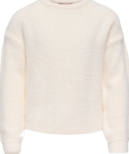 Kids Only Kognewpiumo L/S Pullover Knt Noos - Cream - 158-164 Kids Only Kognewpiumo L/S Pullover Knt Noos - Cream - 158-164