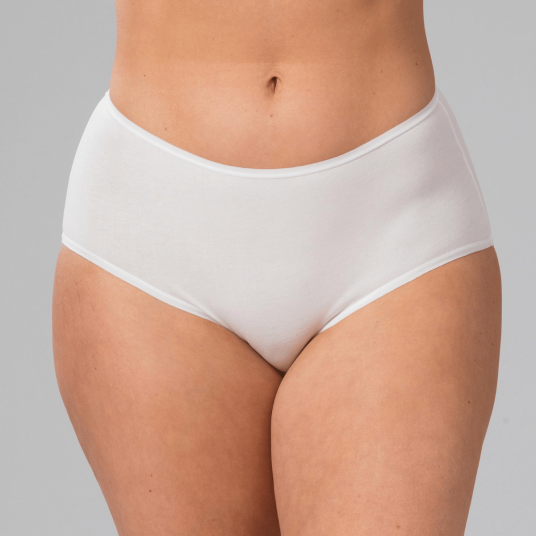 Trofe Cotton Midi Truser Champagne bomull Large Dame