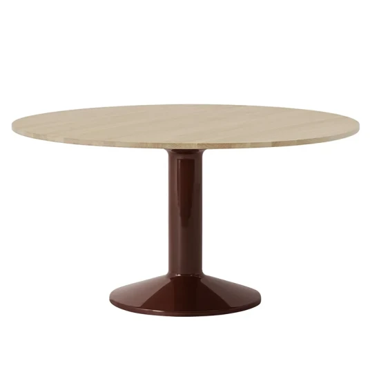 Muuto Midst spisebord 140 cm Oiled Oak Dark Red