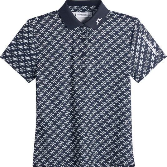 J. Lindeberg Tour Tech Print Polo CARDI JACQUARD S JL NAVY M J. Lindeberg Tour Tech Print Polo CARDI JACQUARD S JL NAVY M