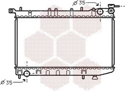VAN WEZEL 13002174 Radiator motorkjøling
