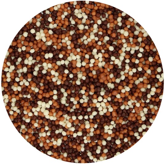 Funcakes Mini Sprø Sjokoladeperler Mix 155g 