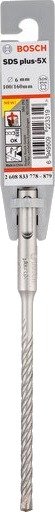 Bosch SDS-plus 5X Hammerbor 6mm for Betong og Murverk 160mm Bosch SDS-plus 5X Hammerbor 6mm for Betong og Murverk 160mm