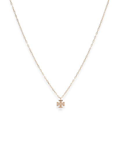 Tory Burch Kira Pendant Necklace   Gold   ONE SIZE