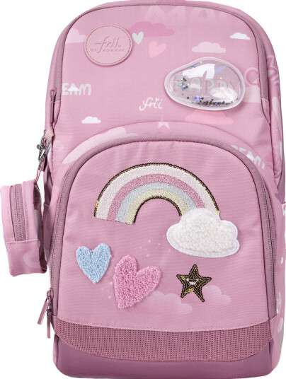 Frii Skolesekk 22L Rosa ONE SIZE Frii Skolesekk 22L Rosa ONE SIZE
