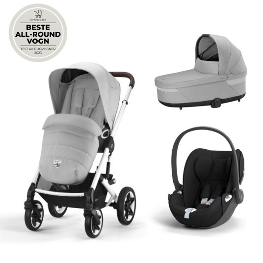 Komplett vogn 3in1 Cybex Talos S Lux Lava Grey + Cloud T