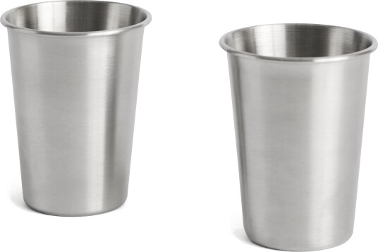 HAY Outdoor Market krus Rustfritt stål 350 ml 2 pakning