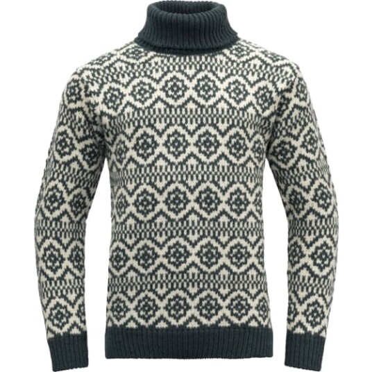 Devold Hoddevik Wool High Neck L , Anthracite/Offwhite Devold Hoddevik Wool High Neck L , Anthracite/Offwhite