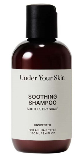Under Your Skin Soothing Scalp Treatment Shampoo   Travel Size 100 ml