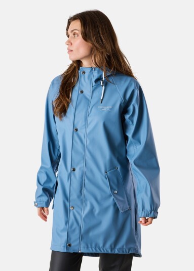 Swedemount Väderöarna Coat W Dusty Blue 50 Regnjakker