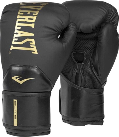 EVERLAST Elite 2 Boxing Glove - Black - 14