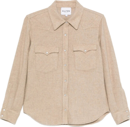 Kujten Dame Bluser & Skjorter Brun M,