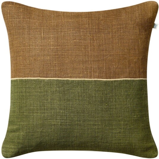 Chhatwal & Jonsson Amol putetrekk 50 x 50 cm Taupe cactus green