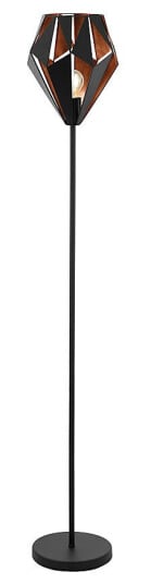 Eglo Carlton 1 Gulvlampe Sort Eglo Carlton 1 Gulvlampe Sort