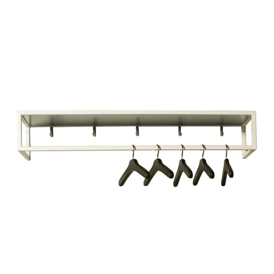 Scherlin Hattehylle 11 Hvit/Sink