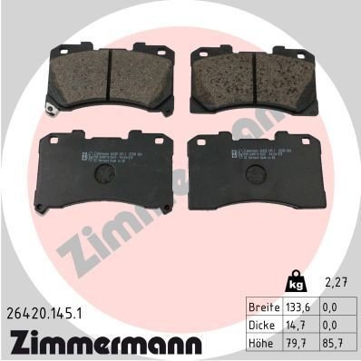 Bremseklosser ZIMMERMANN 26420.145.1