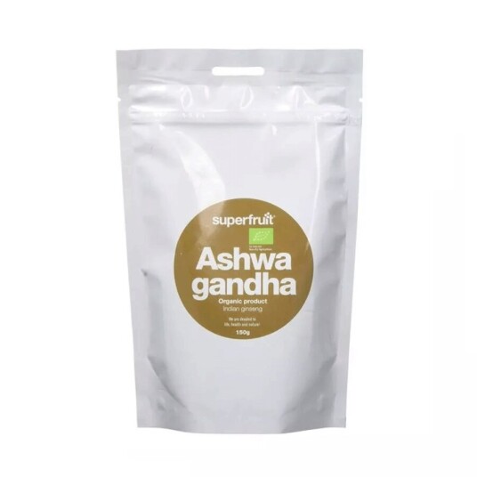 Superfruit økologisk ashwagandha pulver 150 g Superfruit økologisk ashwagandha pulver 150 g